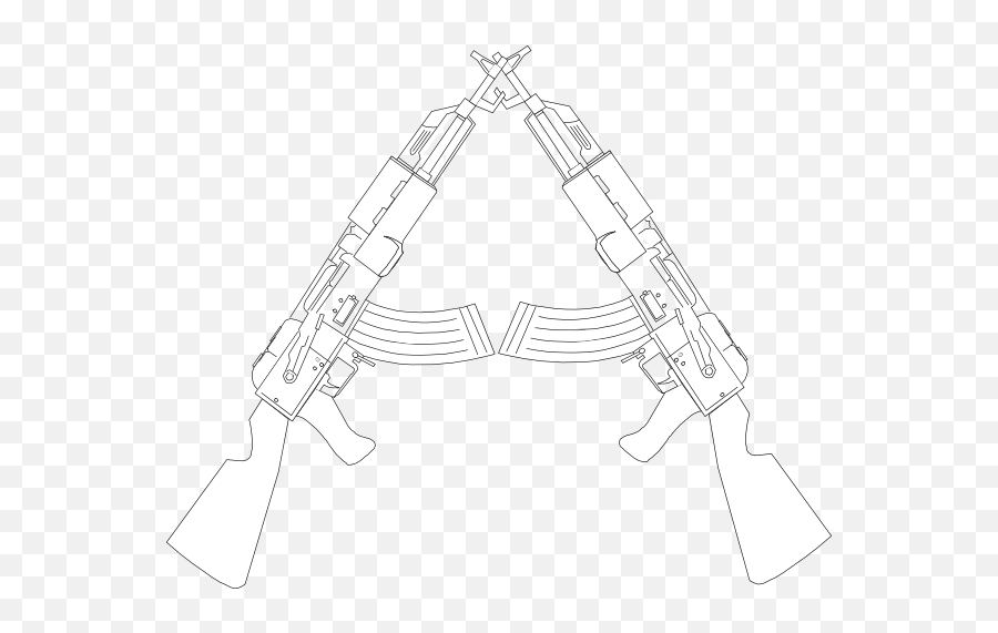 Small - Crossed White Guns Png Full Size Png Download Transparent White Gun Png,Guns Png