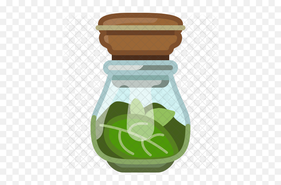Basil Icon Of Colored Outline Style - Seasoning Cartoon Png,Basil Png