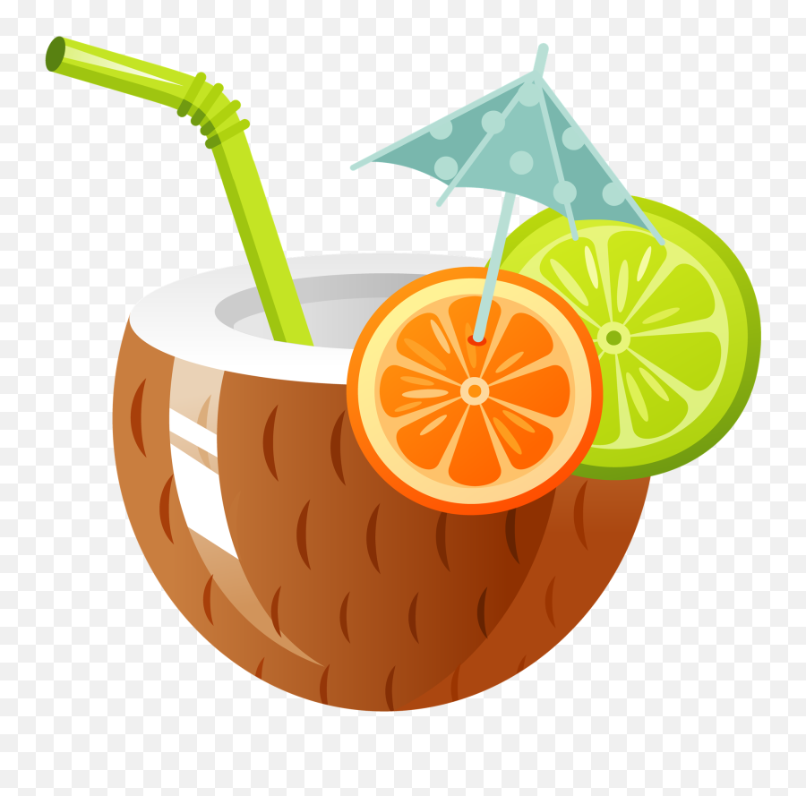 Coconut Clipart Drink - Health Benefits Of Coconut Water Png,Coconuts Png