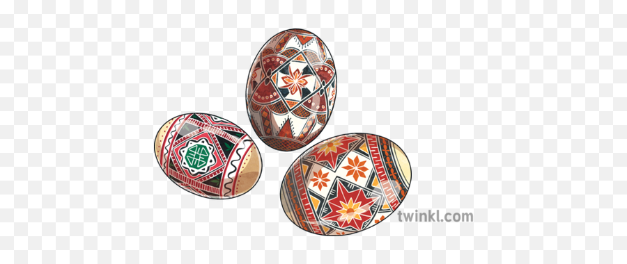 Romanian Painted Easter Eggs Ks2 Illustration - Twinkl Romanian Easter Egg Png,Easter Eggs Png