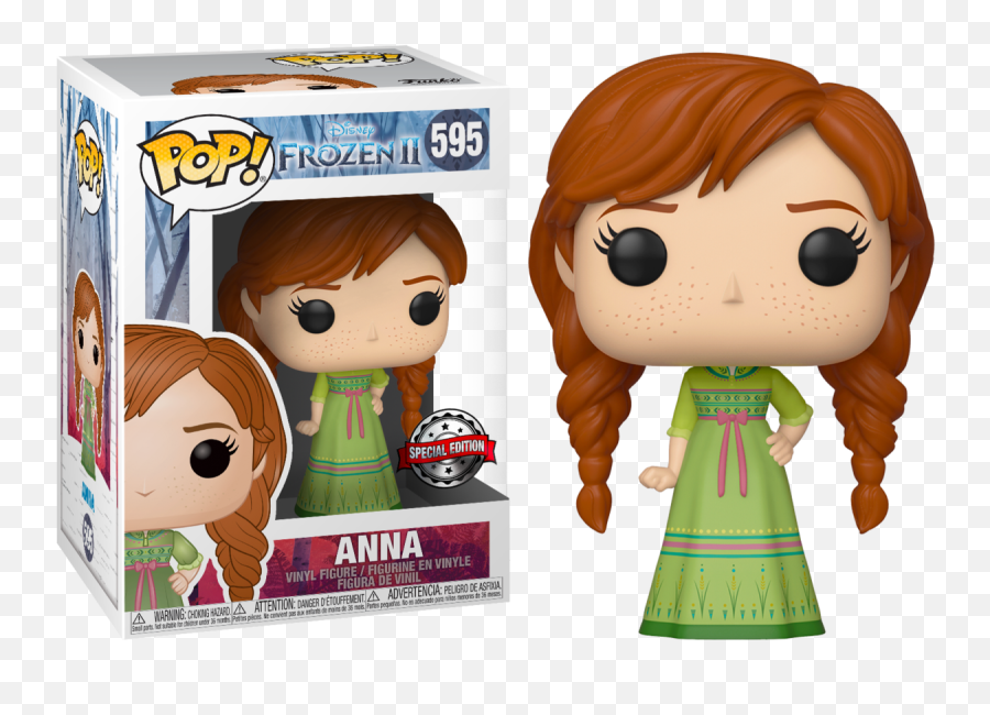 Funko Pop Frozen 2 - Anna With Nightgown 595 Funko Pop Anna Frozen Png,Elsa And Anna Png