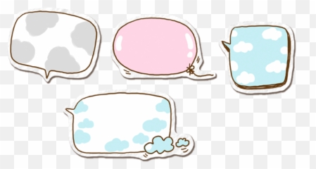 Download Box Balloon Speech Dialog Hand - Painted PNG File HD Clip Art
