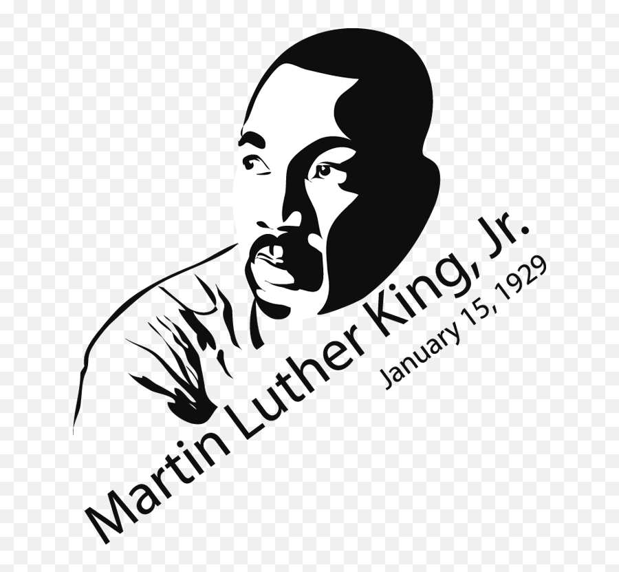 Clip Art Martin Luther King Jr Day Black History Month - Clipart Martin Luther King Jr Svg Png,Martin Luther King Png
