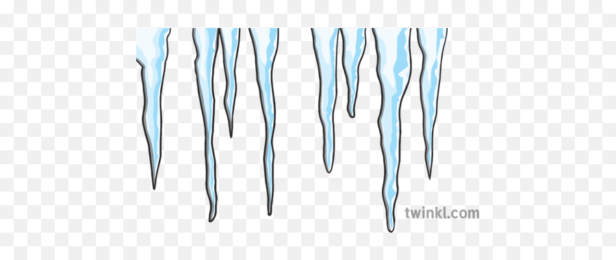Icicles 2 Illustration - Twinkl Icicle Png,Icicles Transparent