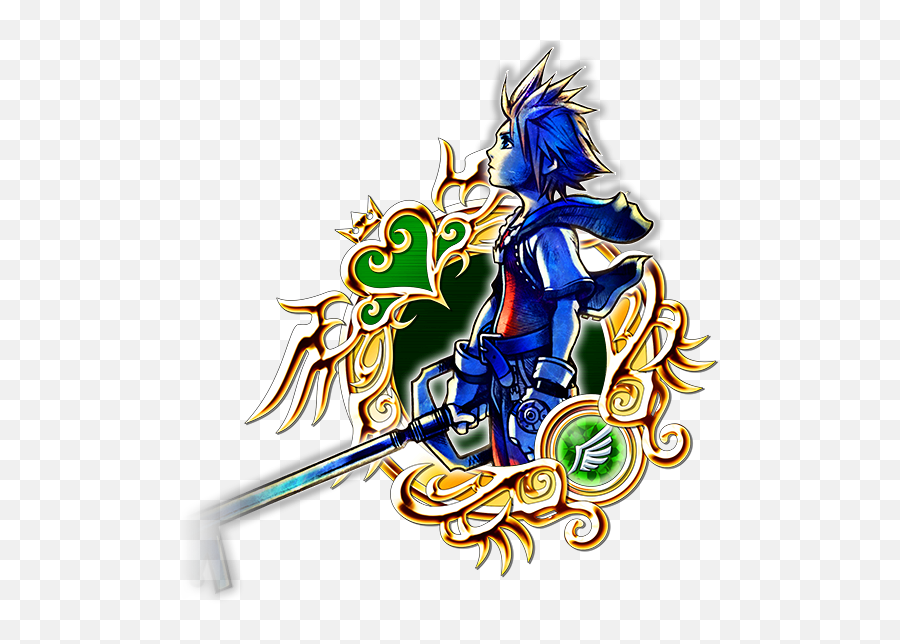 Stained Glass 9 Ex - Khux Wiki Kh3 Sora Second Form Png,Stained Glass Png