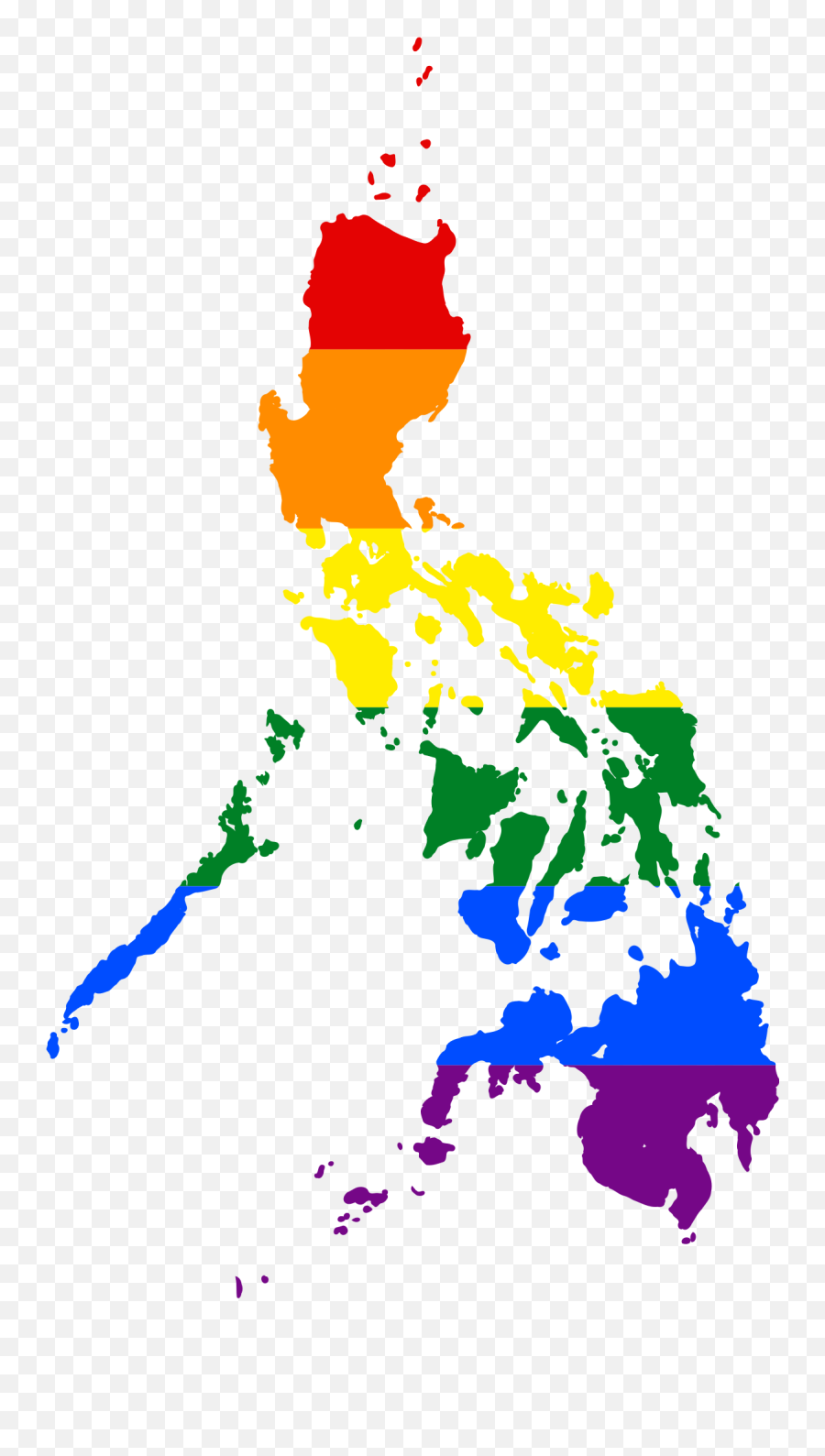 File Lgbt Flag Of - Map Of The Philippines Png,Lgbt Flag Png