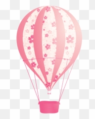 Pink Hot Air Balloon Png