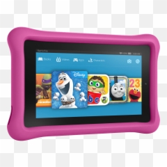 Kindle Fire Kids Edition Pink Transparent Background Free - Fire Kids Tablet 7 png