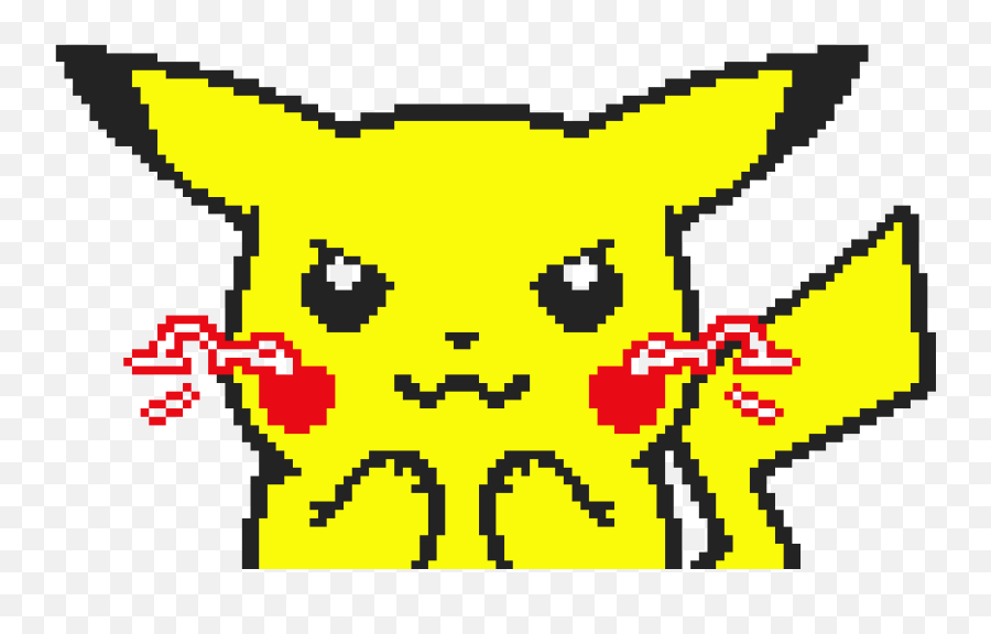 Pok Mon Yellow Pikachu Gif Red And Blue - Pikachu Pixel Art Pikachu Png,Pikachu Face Png