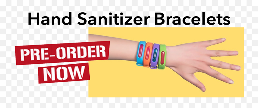 Maintaining Hand Hygiene With New Sanitizer Bracelets By - Atlantic County Nj Png,Hand Transparent