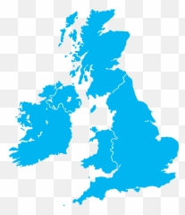 United Kingdom Map Png Transparent - Uk Map White Background,Kingdom Png