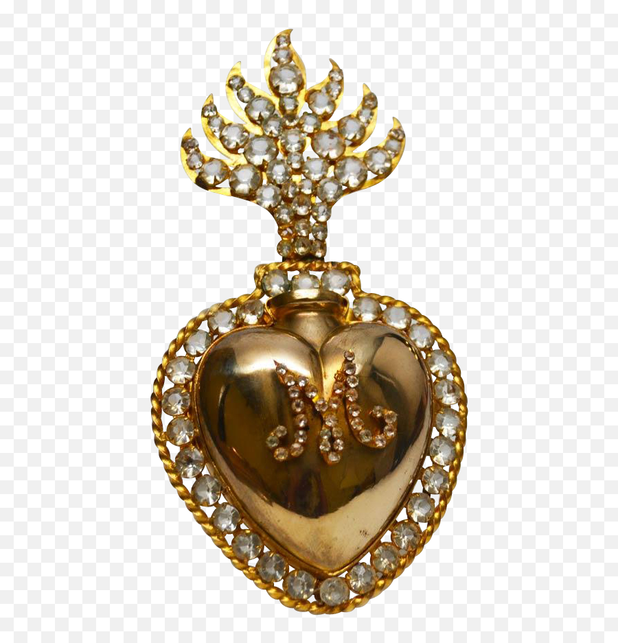 Sacred Heart Ex Voto Reliquary - Solid Png,Sacred Heart Png
