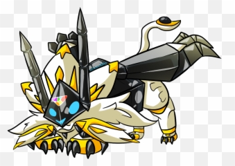 Ultra Solgaleo Transparent Png Image - Dusk Mane Necrozma Chibi,Solgaleo Png
