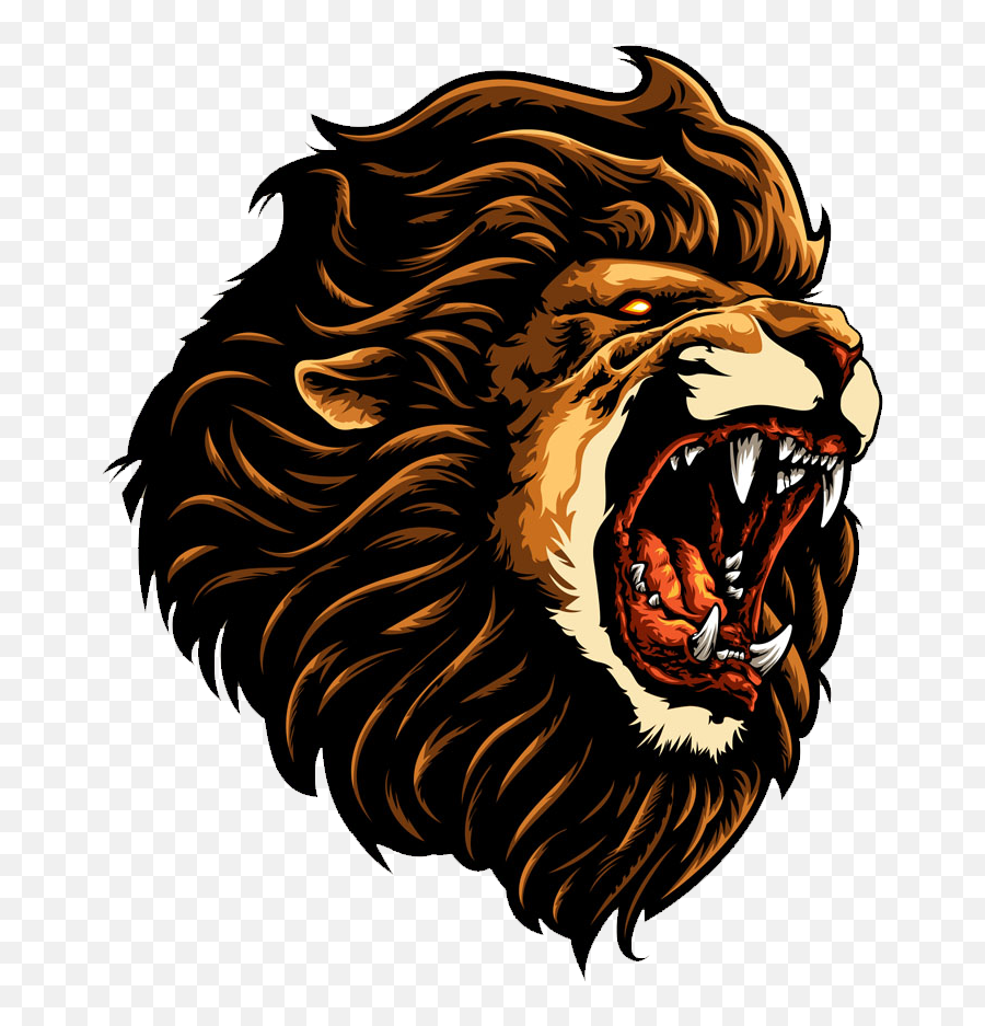 Lion Head Roar Png Picture - Logo Lion Face Png,Lion Roar Png
