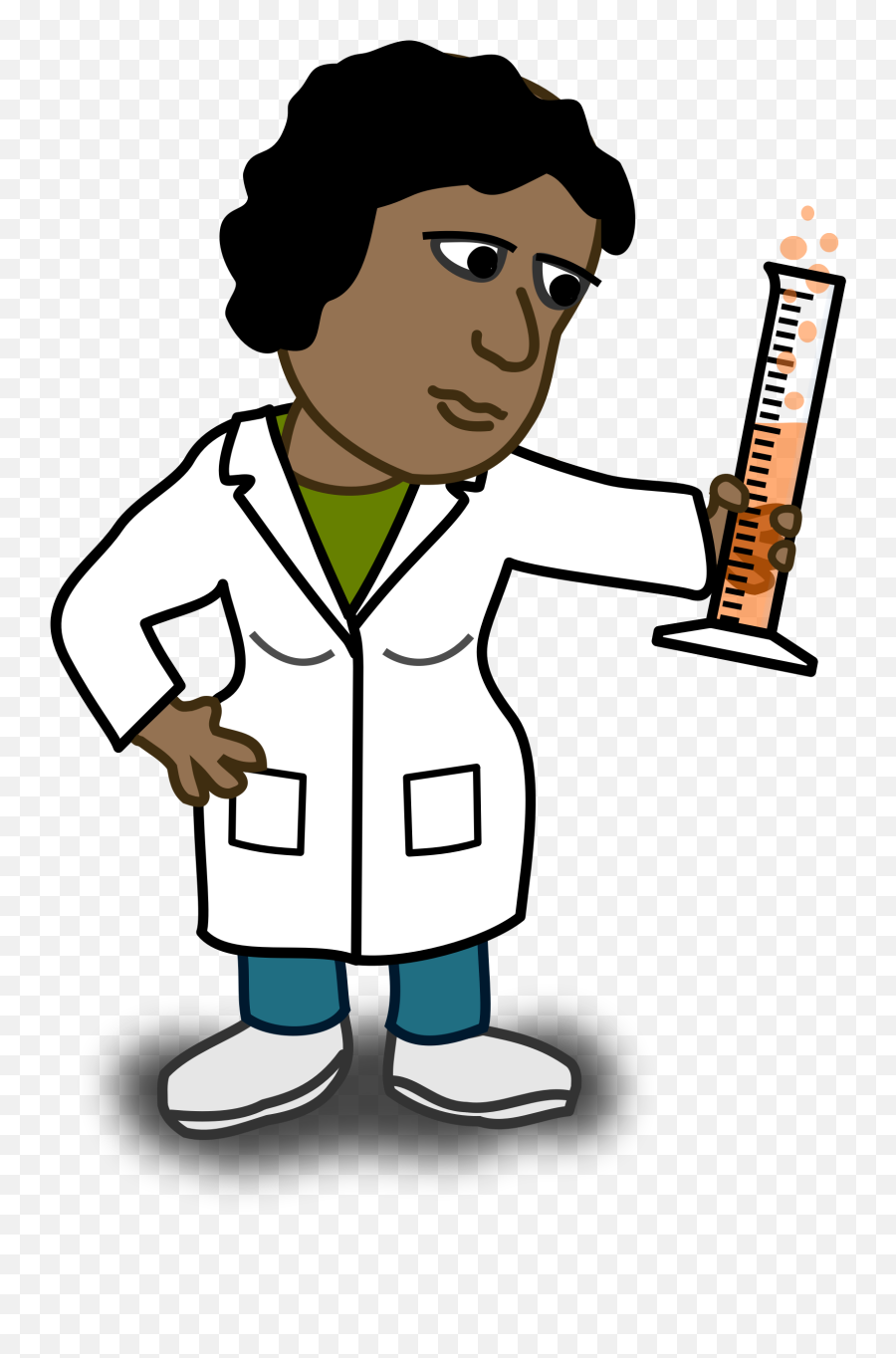 Scientist Transparent Images Png Arts - Chemist Cartoon,Person Looking Png