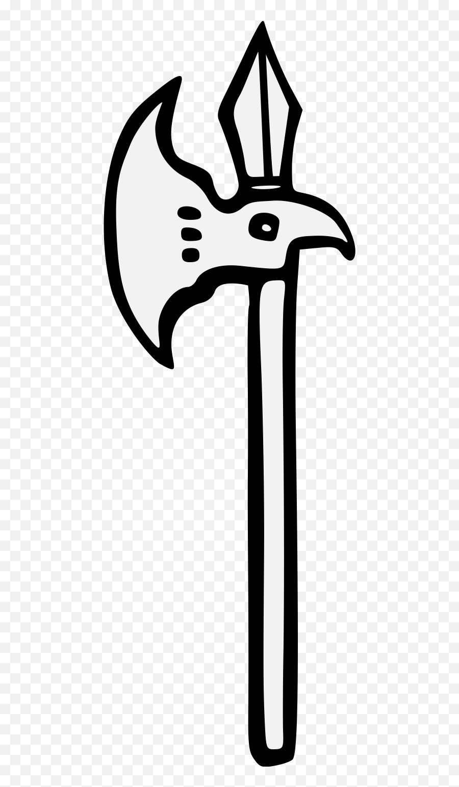 Axe - Traceable Heraldic Art Battle Axe Png,Battle Axe Png