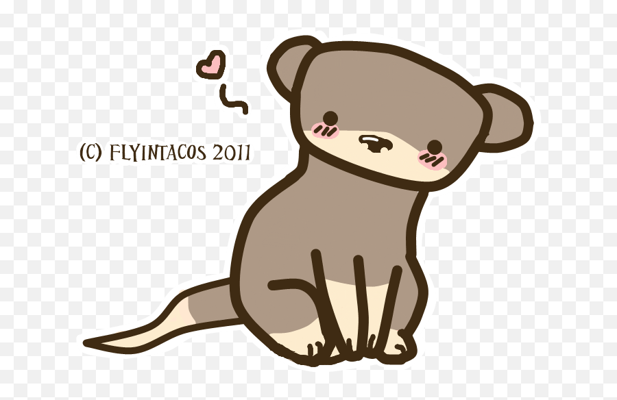 Download Mongoose Clipart Sea Otter - Full Size Png Image Mongoose Chibi,Otter Png