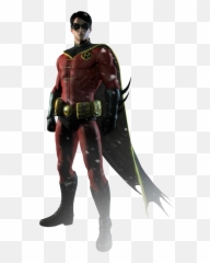 Batman Costume Png - Batman Arkham Knight One Year Asylum Robin