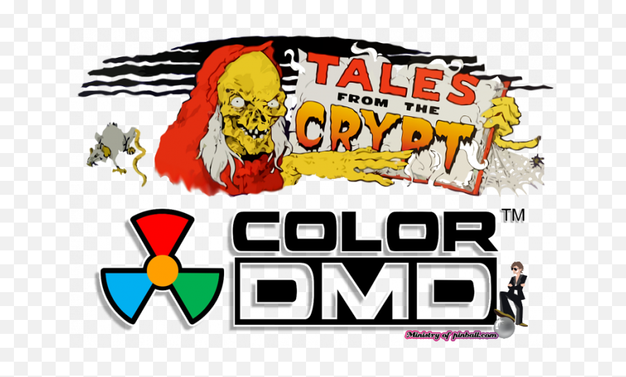 Tales From The Crypt Colordmd - Tales From The Cypt Pinball Side Art Png,Tales From The Crypt Logo
