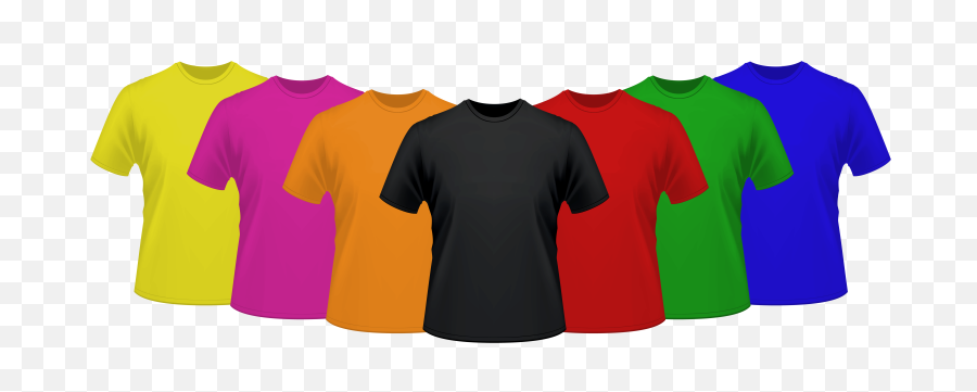 Blank T - T Shirt Colorate Png,T Shirts Png