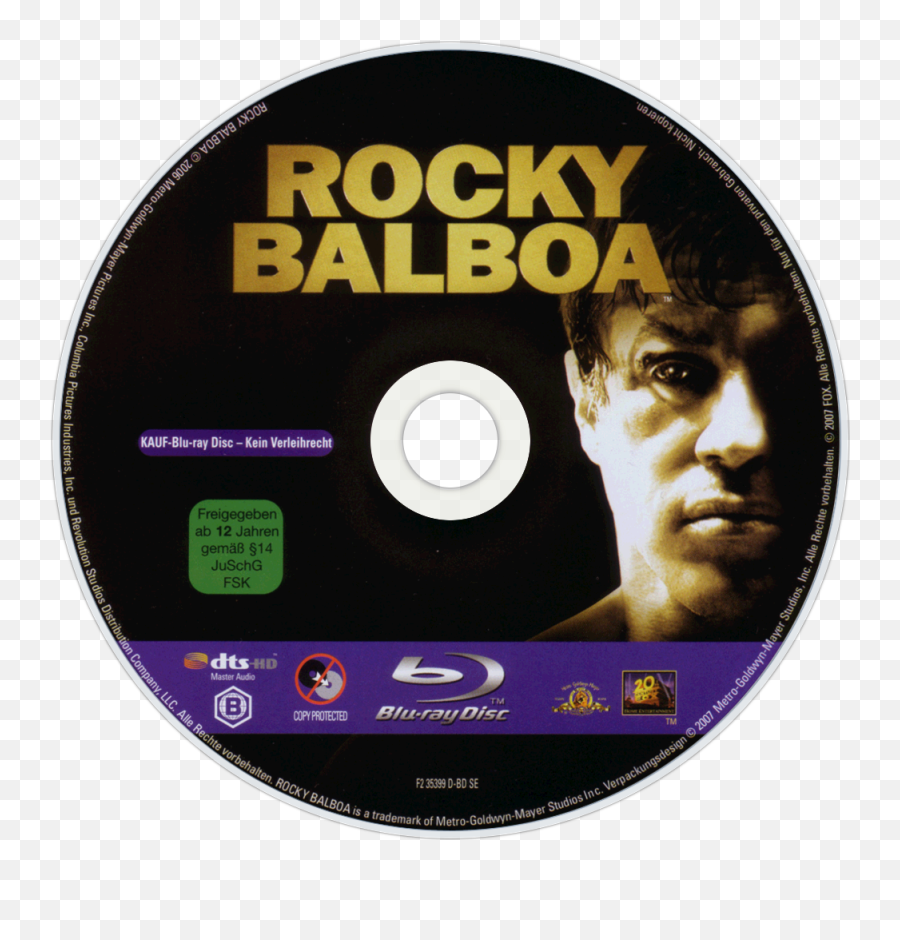 Rocky Balboa Bluray Disc Image - Optical Storage Png,Rocky Balboa Png