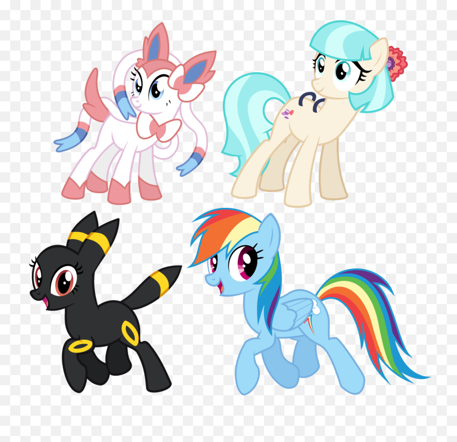 Ponified Ponymon Rainbow Dash - Fall Formal Mlp Pony Png,Sylveon Transparent