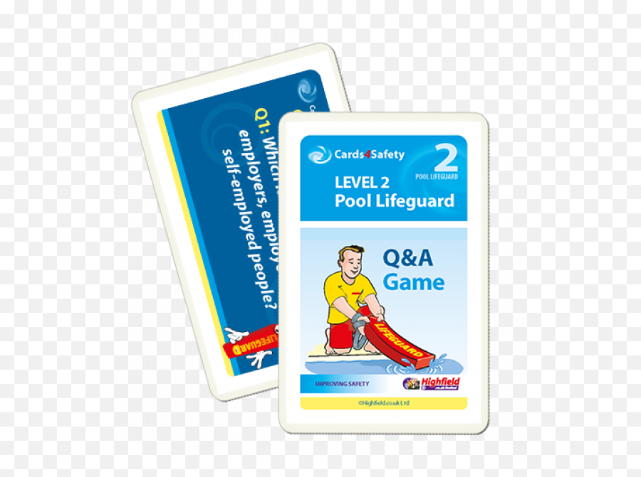 Cards4safety Level 2 Pool Lifeguard Qu0026a Game Highfield - Vertical Png,Lifeguard Png