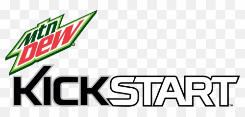 Mtn Dew Png - Download Png Mountain Dew Kickstart Logo White Out