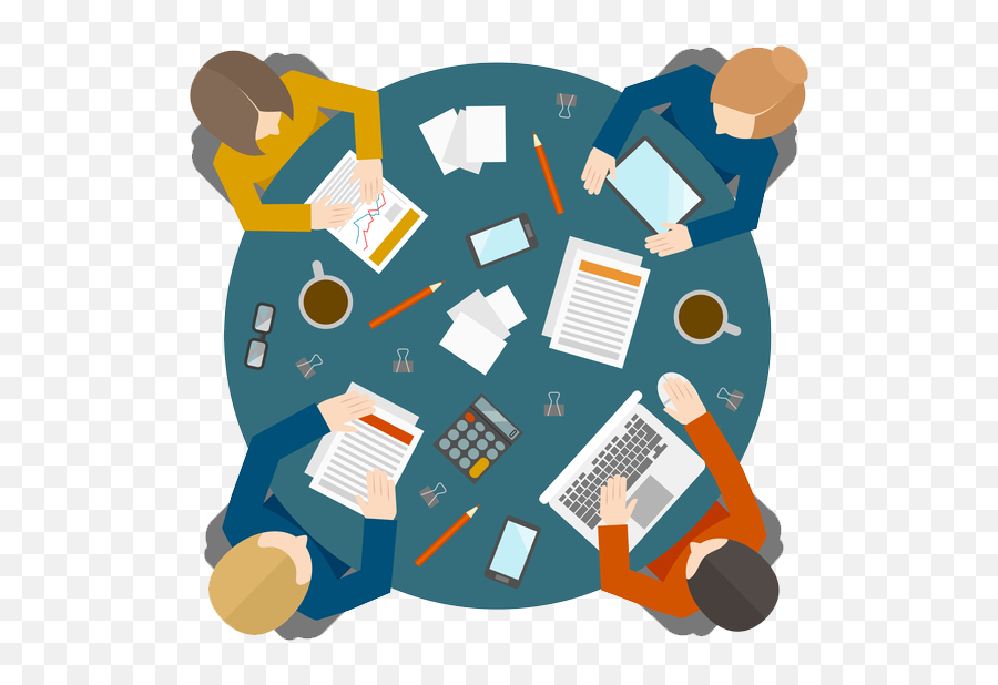 Meetings - Riunione Di Lavoro Disegno Png,Meeting Table Icon