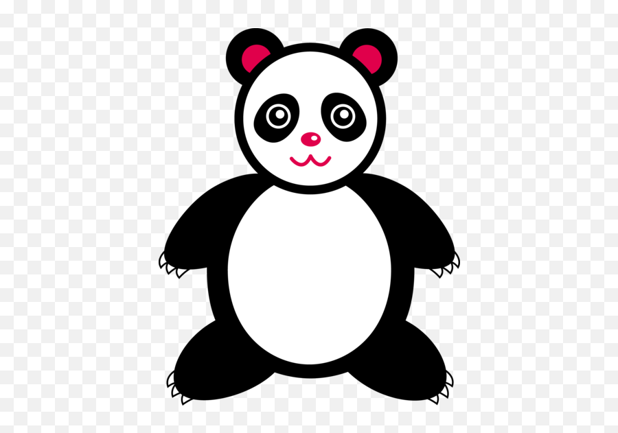 Download Hd Cute Panda Bear Clipart Free Images Clipartbold - Big Panda Clipart Png,Cute Panda Png