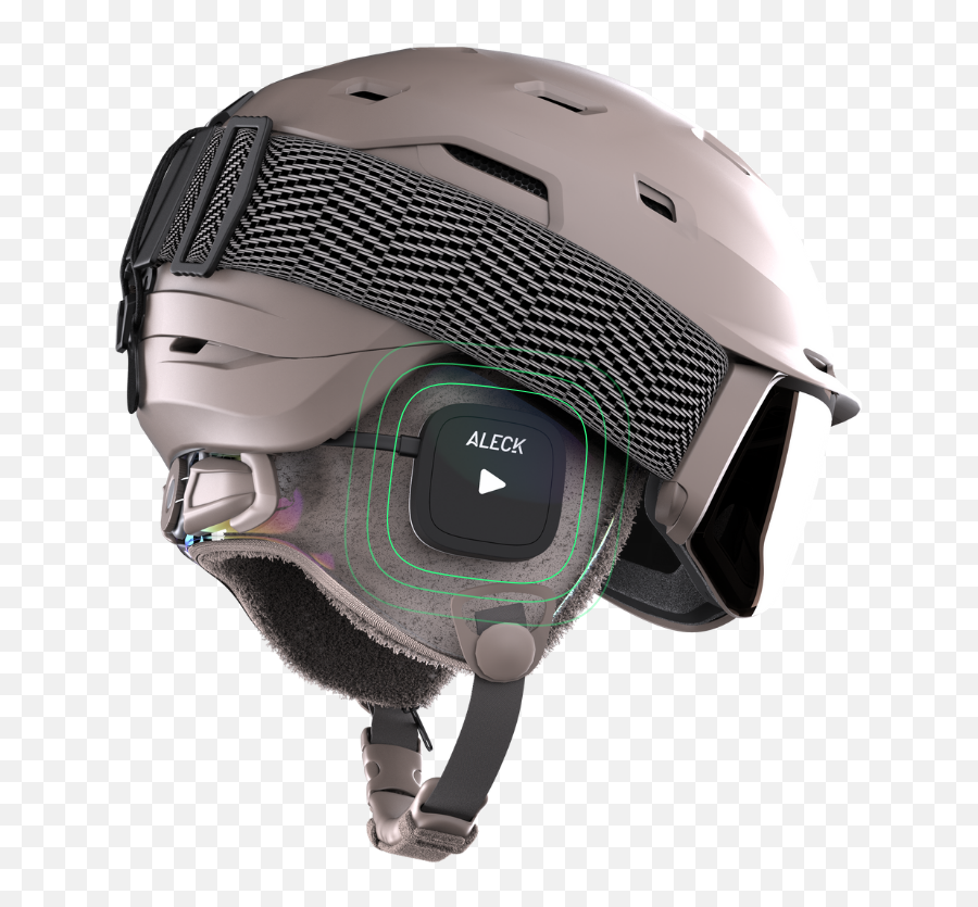 Aleck 006 Ski Helmet Headphones W Premium Sound And Group - Ski Helmet Png,Icon Helmet Speakers