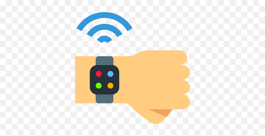 Wearable Technology Icon In Color Style - Wearable Technology Icon Png,Technology Icon
