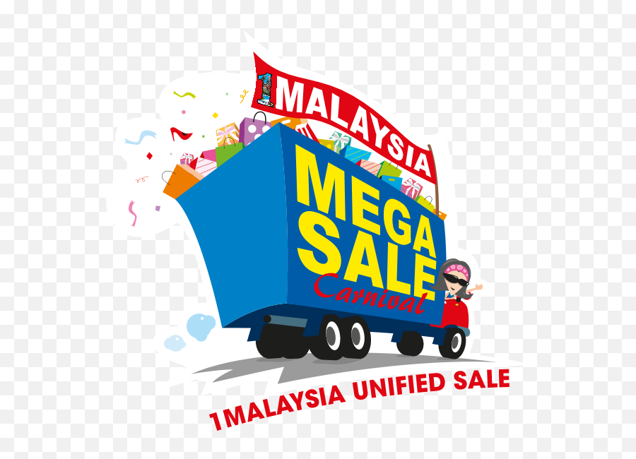 1malaysia Unified Sale Logo Download - Logo Icon Png Svg Mega Sale,Icon Truck For Sale