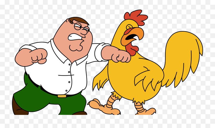 Family Guy Cartoon Stewie Brian Griffin Png Images 9 - Peter Griffin Chicken Fight,Family Guy Logo Png