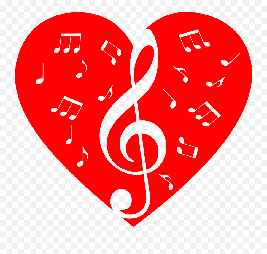 Waves Clipart Heart Transparent Free For - Heart With Music Notes Png,Music Waves Png