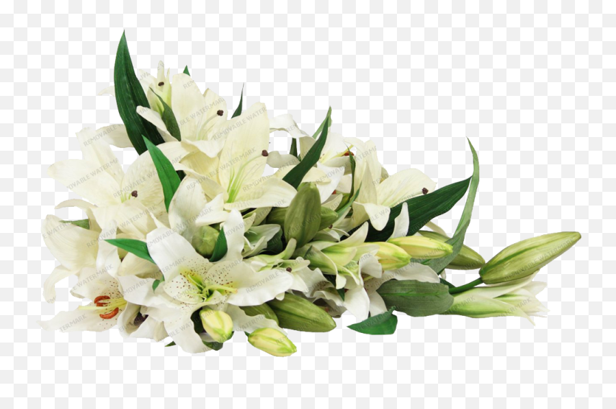 White Lily Bouquet Model1 - 73200 Baby Clothes Dog White Lily Flower Png,Bouquet Of Flowers Png