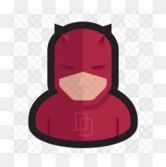 Daredevil Icon Of Colored Outline Style - Illustration Png,Daredevil Logo Png