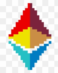 Ethereum Pixels - Art Spaceship Transparent png