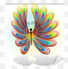 Wall Mural Farfalla Astratto Colori Design Butterfly Colors - Logo Vector PIXERSUS Decorative png
