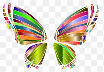 Butterfly Design Clipart Transparent Background - Wing png