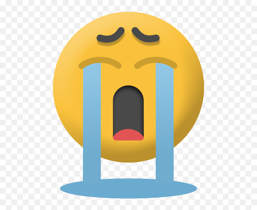 Emoji Crying - Happy Png,Funny Icon Faces Text