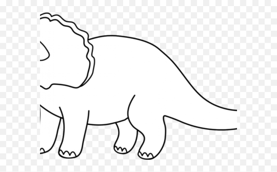 Triceratops Clipart Black And White - Clip Art Png Dinosaur,Triceratops Icon