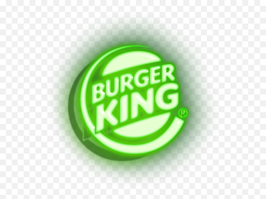 Good Burger King Neon Logo Transparent PNG