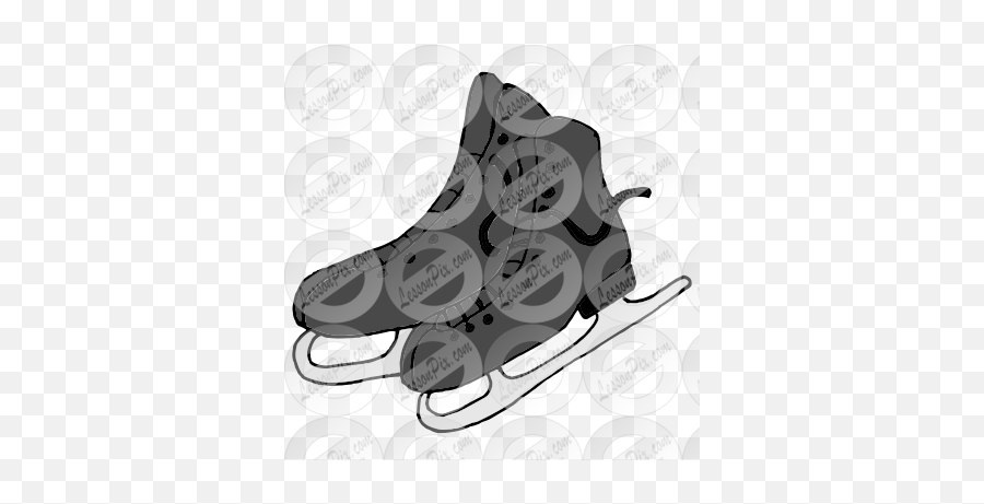 Lessonpix Mobile - Figure Skate Png,Ice Skates Png