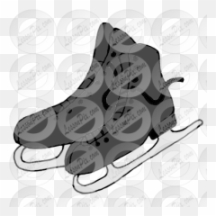 Lessonpix Mobile - Figure Skate Png,Ice Skates Png