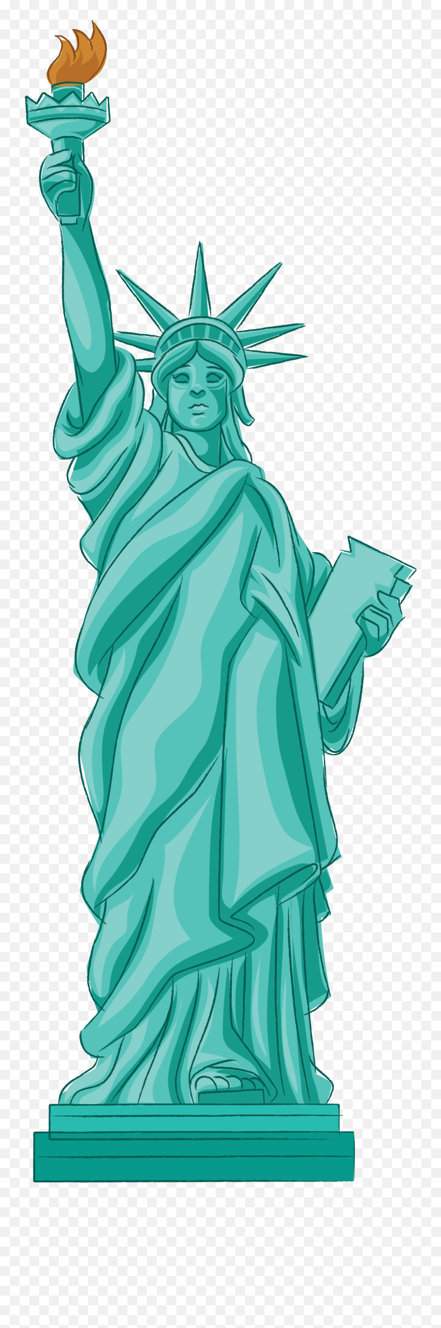 Statue Of Liberty Clipart Png - Statue Of Liberty Animated,Statue Of Liberty Png