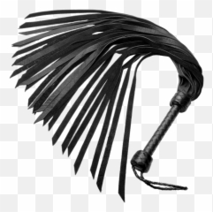 Soft Leather Flogger Whip Transparent - Leather Flogger Png,Whip Png