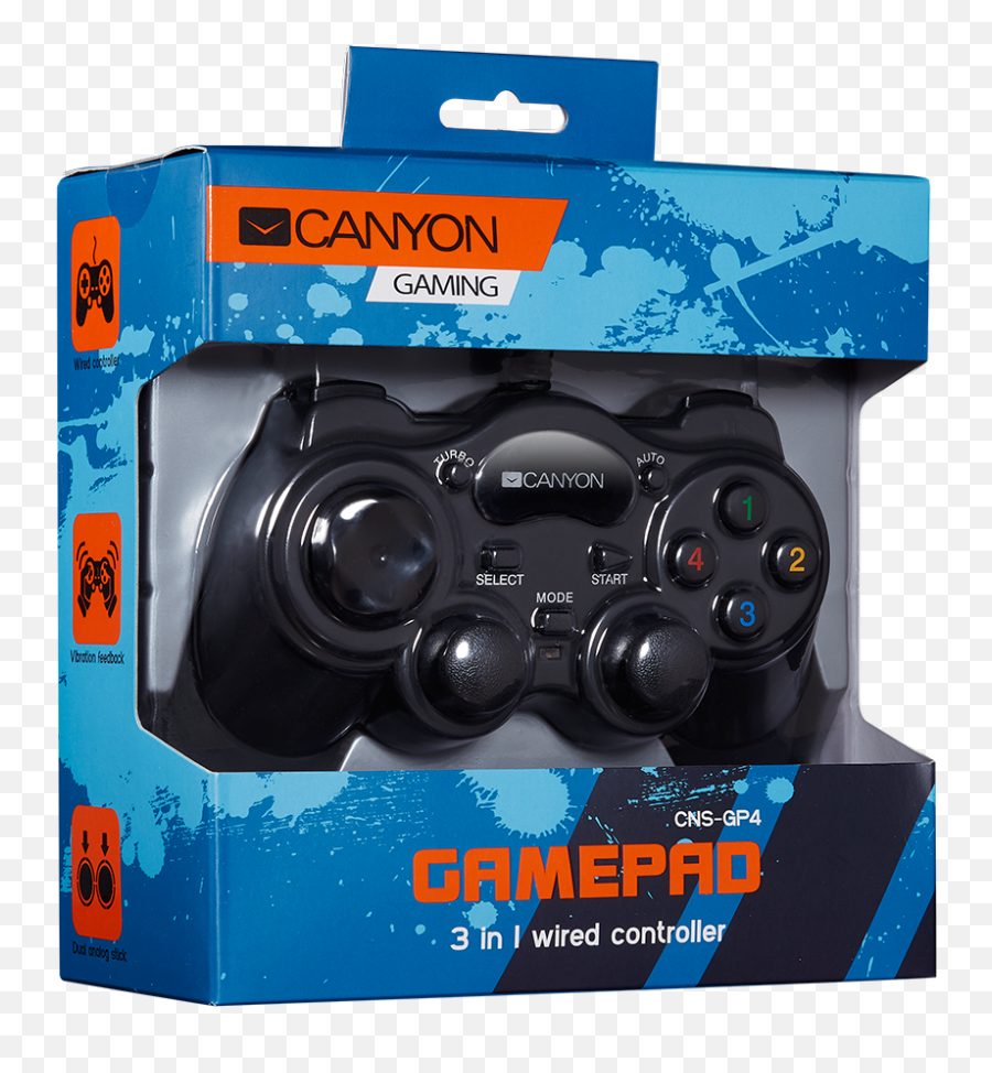 Canyon Gaming 3 In 1 Wired Gamepad Pcps2ps3 Png Ps2 Controller