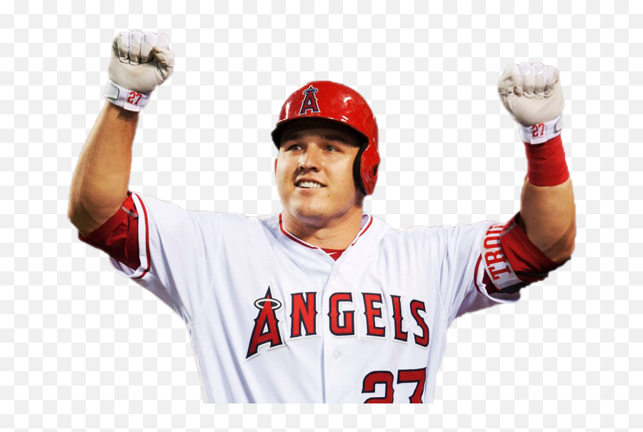 Mike Trout Transparent Background Png Arts - Los Angeles Angels Of Anaheim,Baseball Player Png