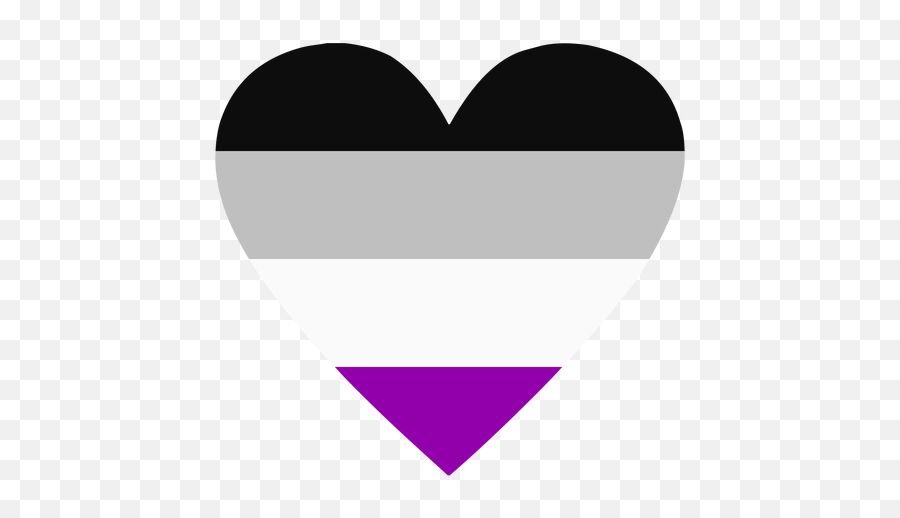 Asexual Heart Stripe Flat - Transparent Png U0026 Svg Vector File Asexual Heart,Hearts With Transparent Background